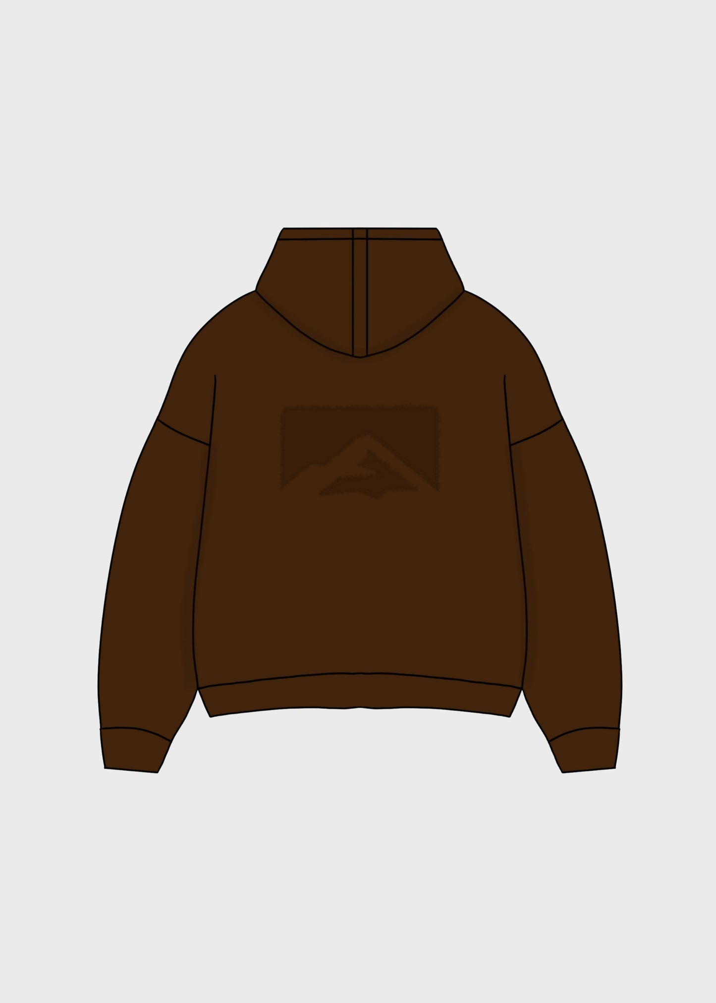 Hoodie reversible cafe boxy fit