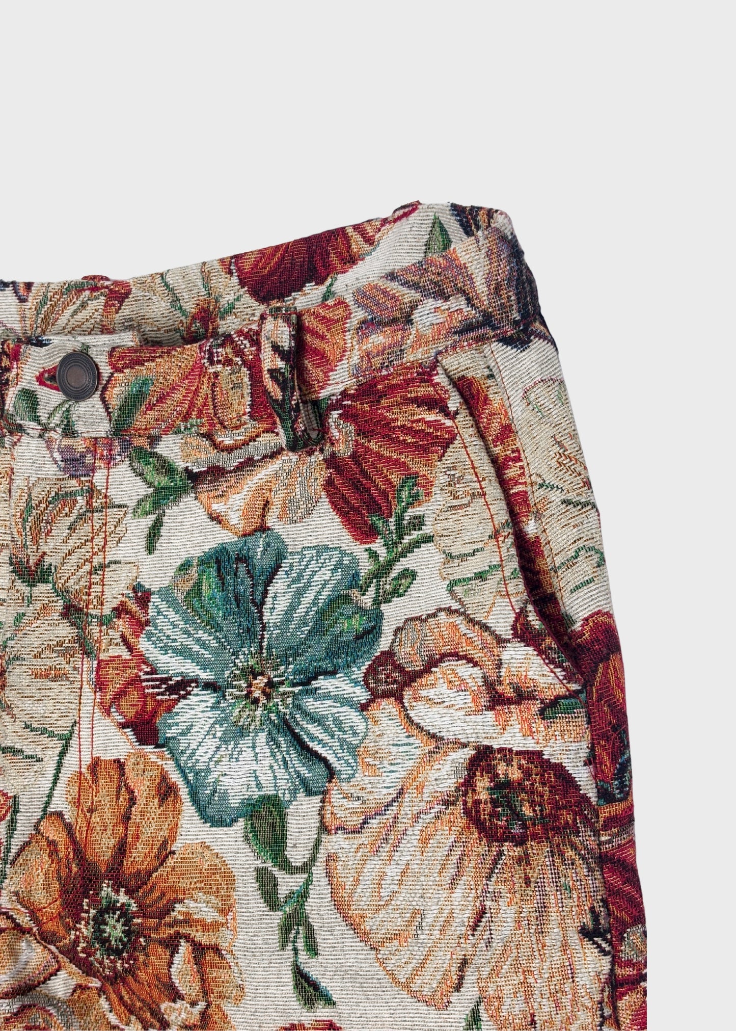 Gobelin et fleurs